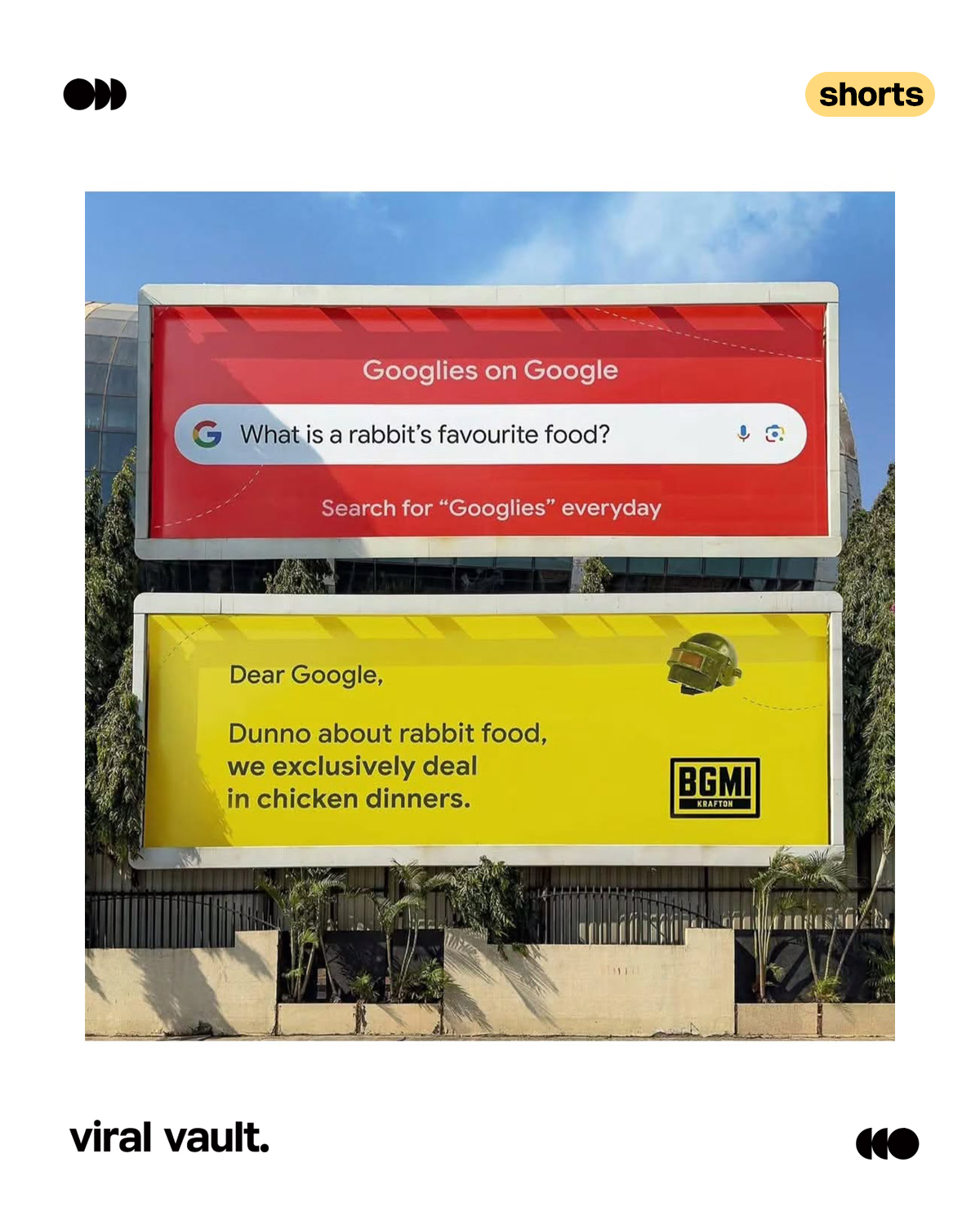 When billboards start talking like the internet, you know the campaign has nailed it.
Google’s #Googlies turned everyday search queries into witty, brand-to-brand banter that people couldn’t help but stop, read, and share. From streets to social feeds, it proved that the best advertising doesn’t interrupt conversations-it becomes one.
Smart. Relatable. Instantly viral.
#Google #Googlies #MarketingCampaign #ViralVaultIndia