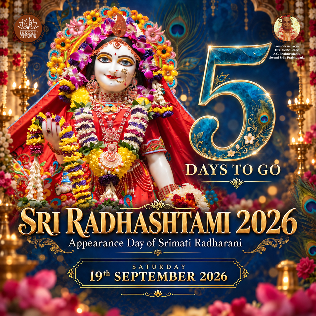 ISKCON Attapur Instagram post