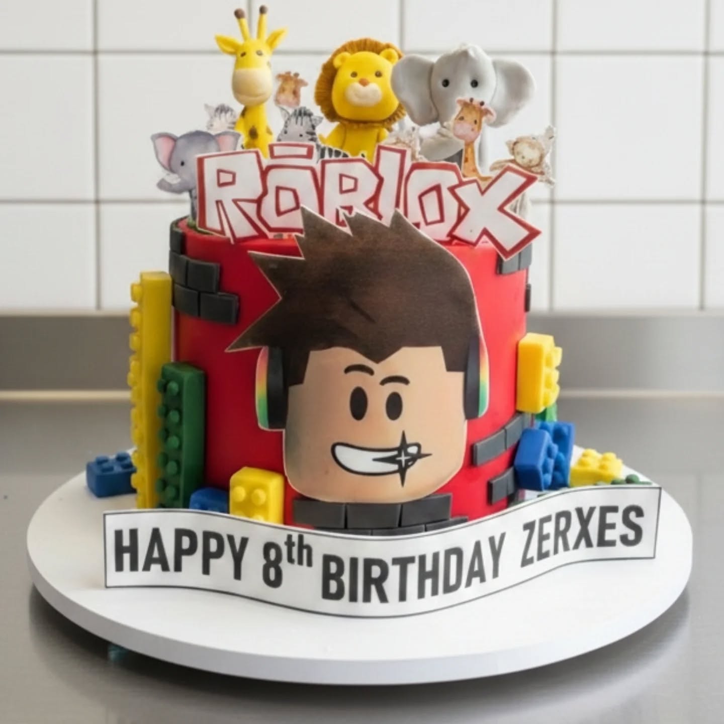 Happy 8th Birthday to Zerxes! This epic chocolate cake combines…