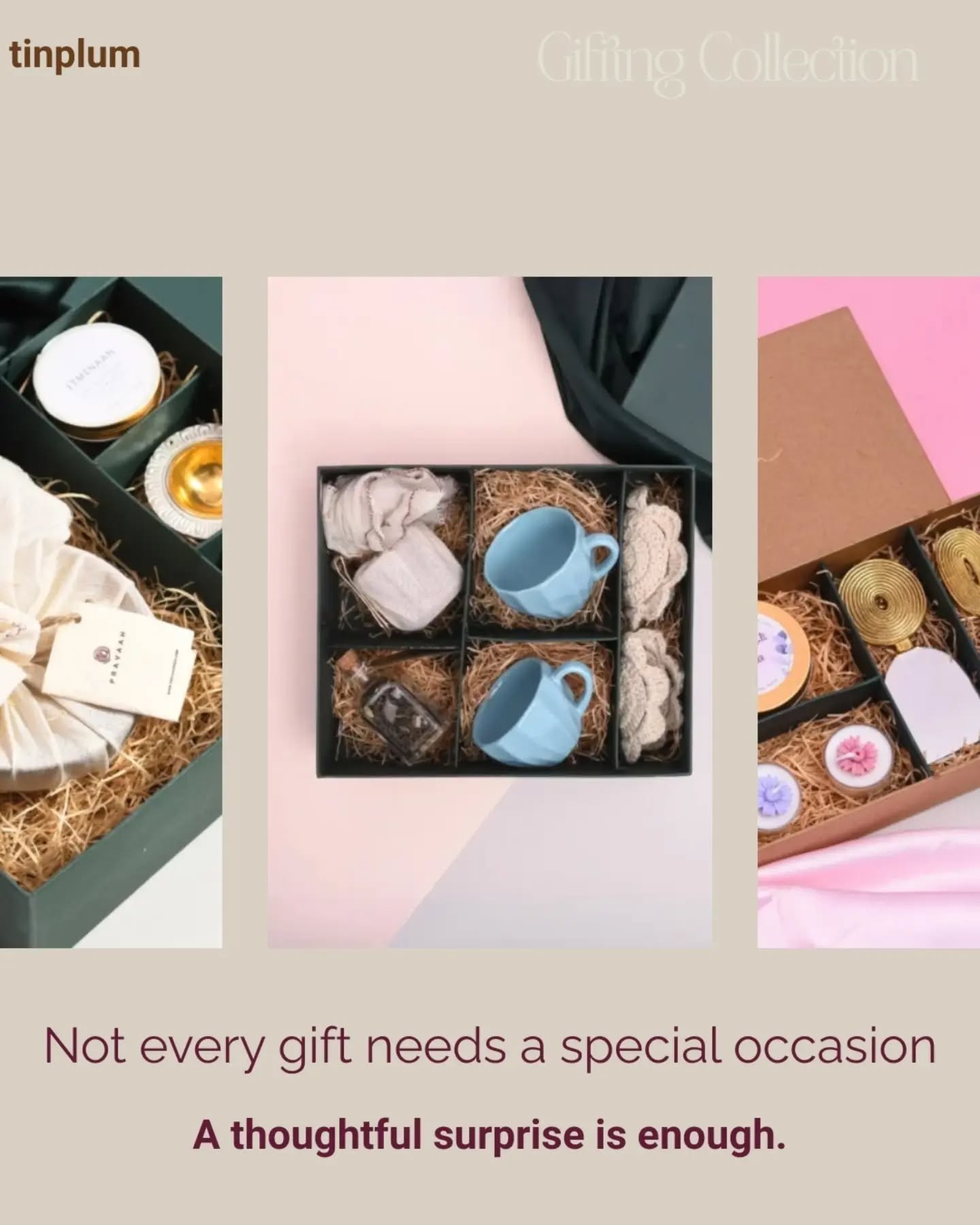 Summer 2026 Home 105 Looking for thoughtful gifts for your special one? Discover Tinplum’s handcrafted gift boxes with soy wax candles, hemp note cards, and artisan-made keepsakes designed for meaningful moments, birthdays, anniversaries, and just-because gifting. To explore the full collection and shop thoughtfully curated gifts, visit our website.
(thoughtful gifts India, handcrafted gift box, soy wax candle gift, hemp note cards, meaningful gifts for loved ones, premium gift hampers India, artisan-made gifts, considered living gifts)
#thoughtfulliving #giftideas #rakshabandhangifts #gifting #tinplum