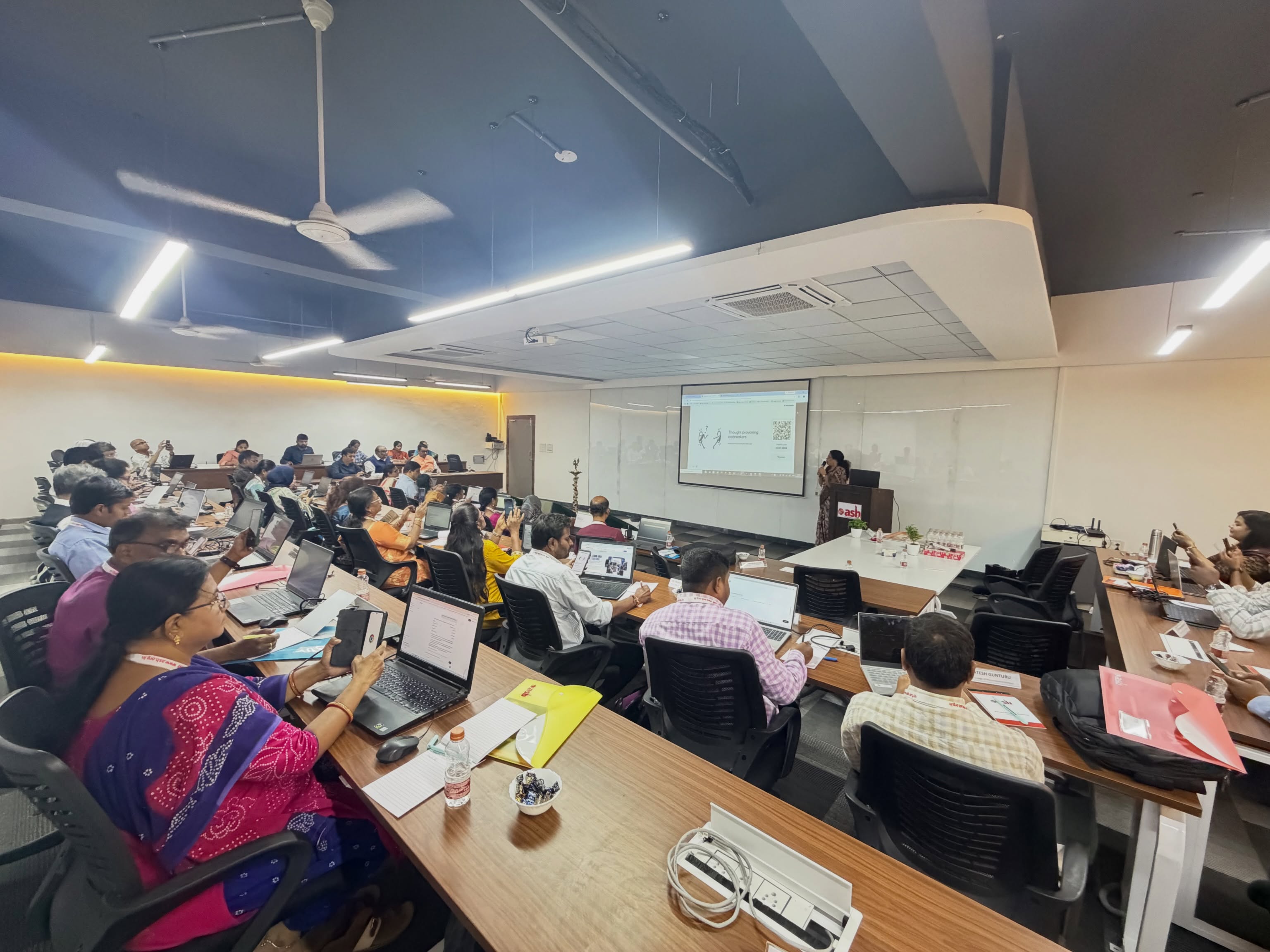 Ashoka School of Business extends its sincere gratitude to all the esteemed Principals, Directors, Deans, Faculty Members, and academic professionals who graced our Faculty Development Program (FDP) with their presence and made it a grand success.
We express our special thanks to our distinguished Guest Speaker, Dr. Hima Bindu Valiveti, Dean – Faculty Development Programs, GRIET, and Speaker, Prof. Devi Prasad Uppala, HoD – Finance & Program Chair (PGDM: Securities Market), for delivering insightful and engaging sessions.
The thought-provoking discussion on “Blending AI-Powered Pedagogy with Academic Citizenship and Professional Responsibility” inspired meaningful conversations on integrating artificial intelligence into teaching while upholding ethical values, academic integrity, and professional responsibility in higher education.
Your valuable participation, insightful interactions, and unwavering support made this FDP a truly enriching learning experience. We look forward to many more collaborative initiatives that continue to foster innovation and excellence in education.
Thank you for being a part of this memorable journey.
#ashokaschoolofbusiness #ASB #facultydevelopmentprogram #FDP #AIinEducation AcademicCitizenshipProfessionalResponsibility FacultyDevelopment HigherEducation InnovationInTeaching LearningTogether