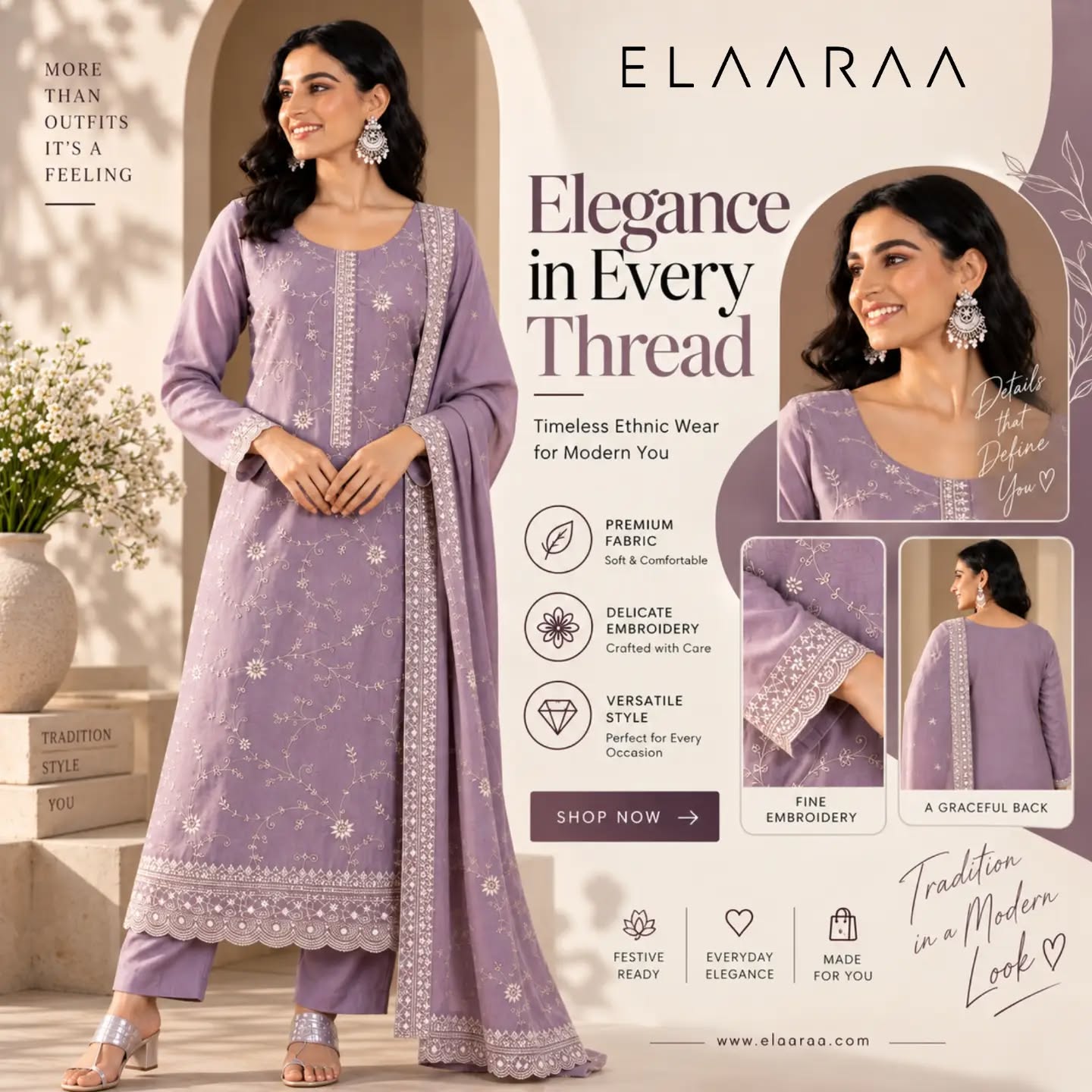 ✨ Elegance in Every Thread ✨ Make every occasion a…