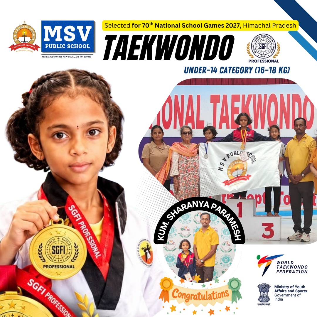 Home | MSV Public School | Best CBSE School in Doddaballapur, Bengaluru Kum. Sharanya Paramesh has celebrated remarkable s…